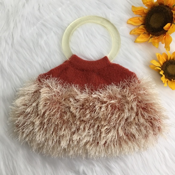 Boho Handcrafted Wool Felted Bag - Picture 1 of 6
